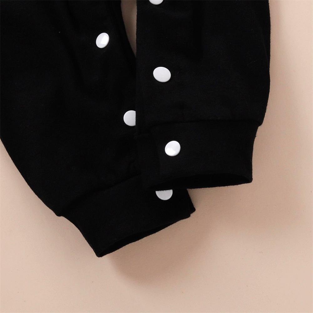 Dear Santa Let Me Explain Print Long Sleeve Baby Jumpsuit