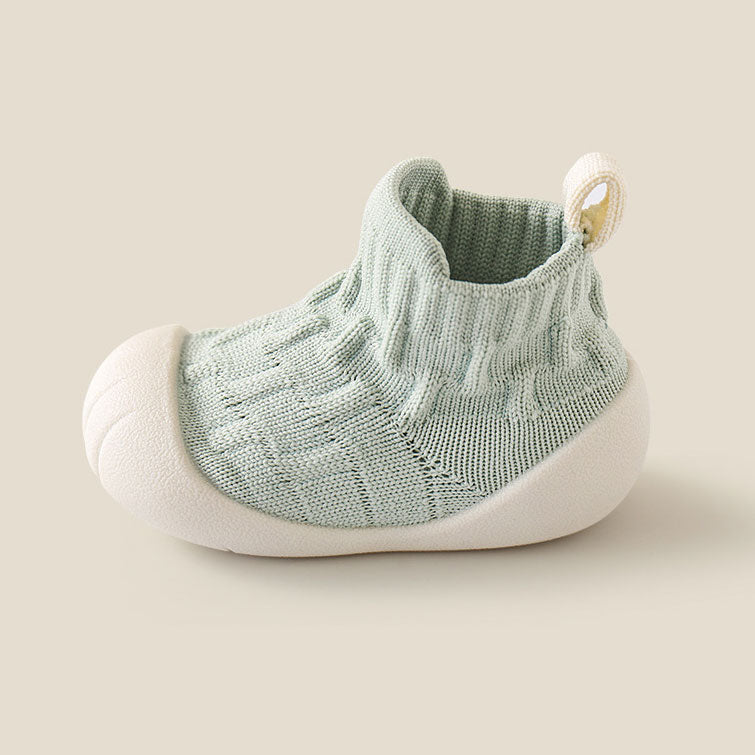 Breathable Knit Sock Style Non Slip Soft Sole Baby Shoes