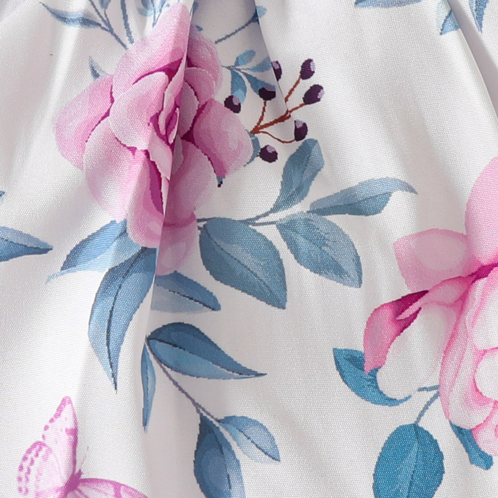 2PCS Grace Floral Printed Fly Sleeve Baby Romper