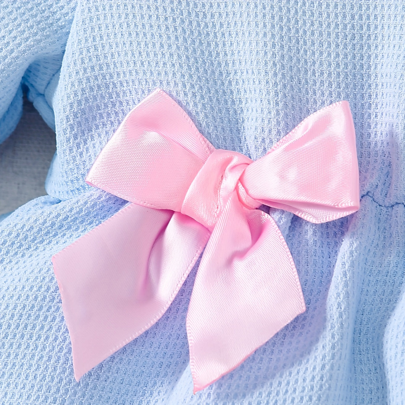 2PCS Grace Color Blocking Long Sleeve Baby Romper