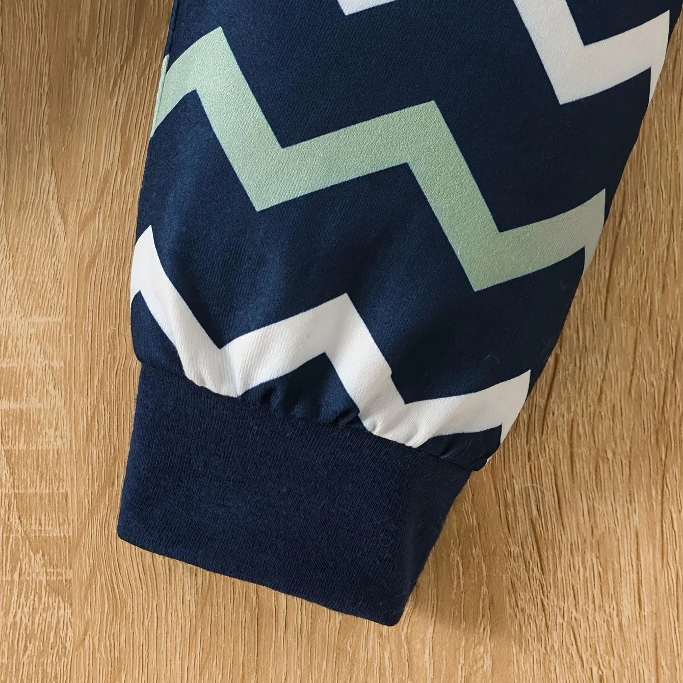 3PCS Cooler Version of Dad Letter Stripe Printed Baby Set