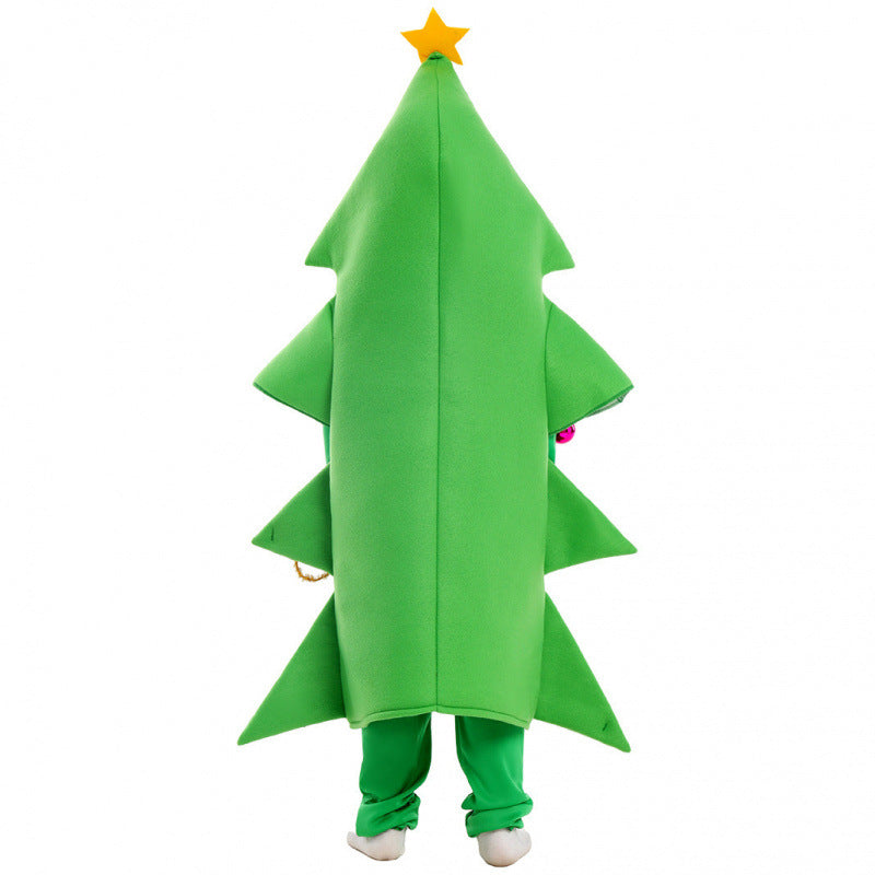 Christmas Tree Cosplay Costume Big Tree Clothes Christmas Parent-child Suit
