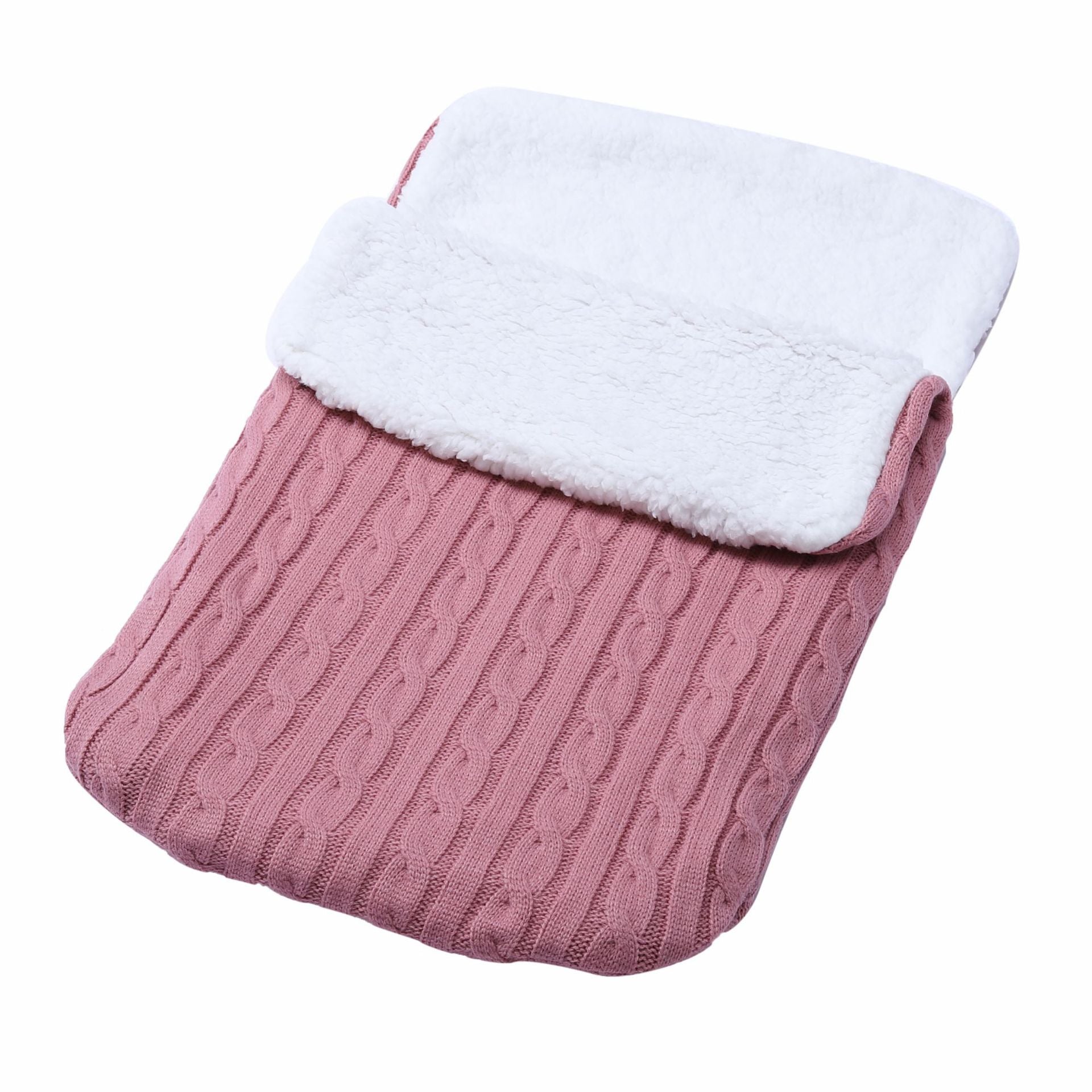 Couvertures d'emmaillotage pour bébés filles et garçons, sac de couchage en tricot