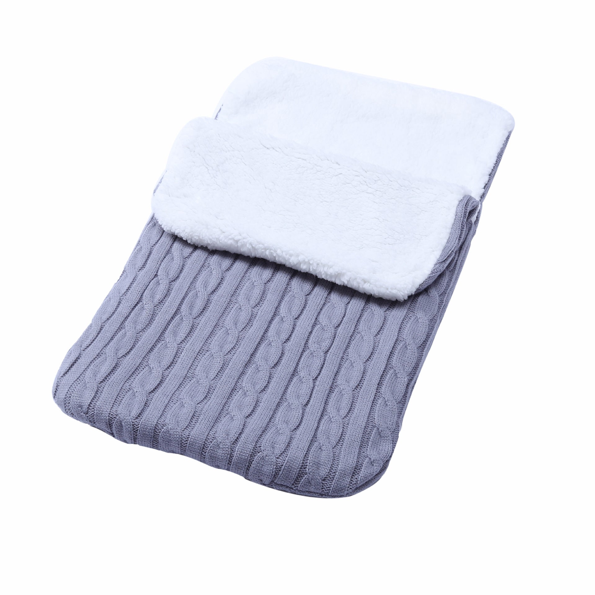 Couvertures d'emmaillotage pour bébés filles et garçons, sac de couchage en tricot