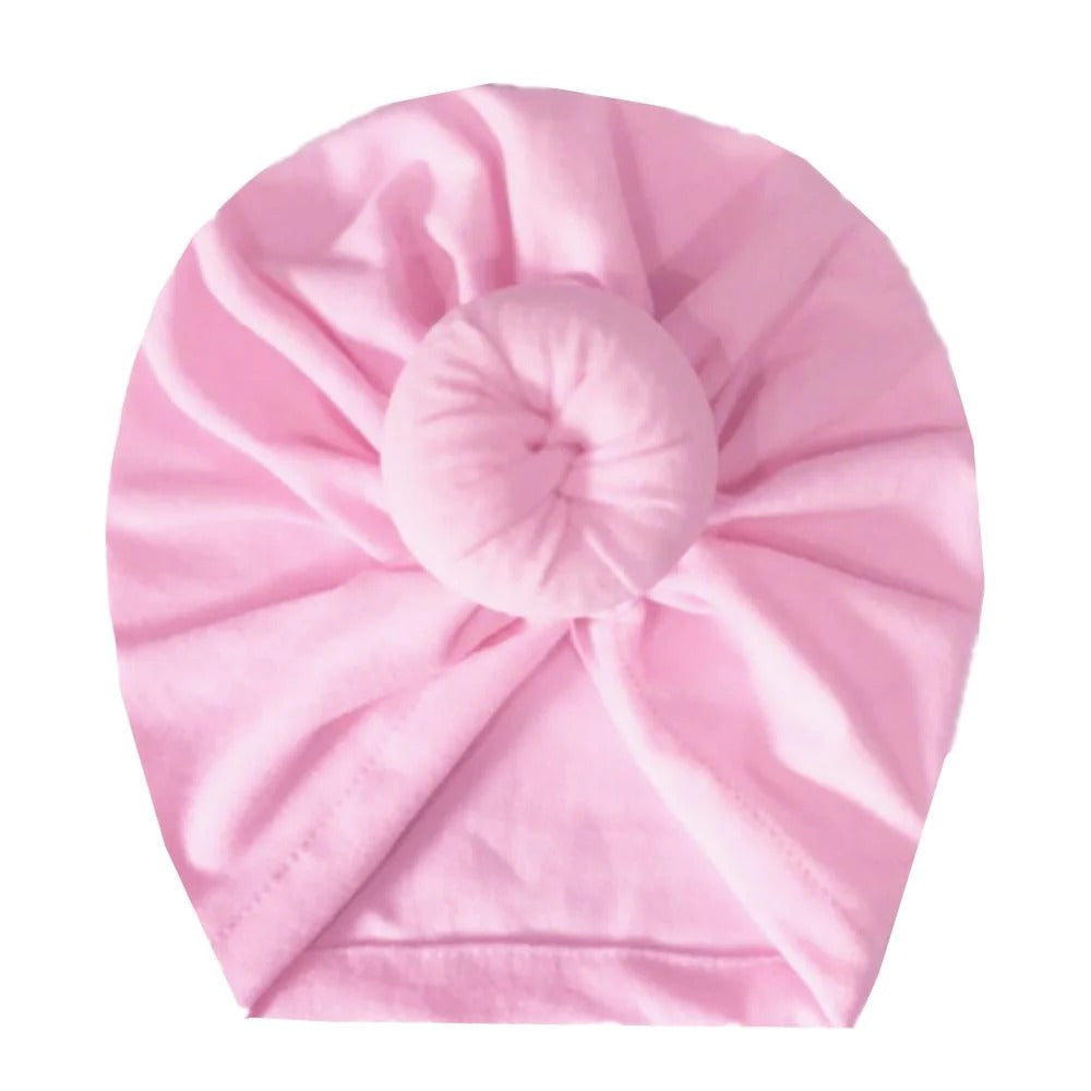 Chapeaux de turban indiens mignons, chapeau de beignet pour bébé