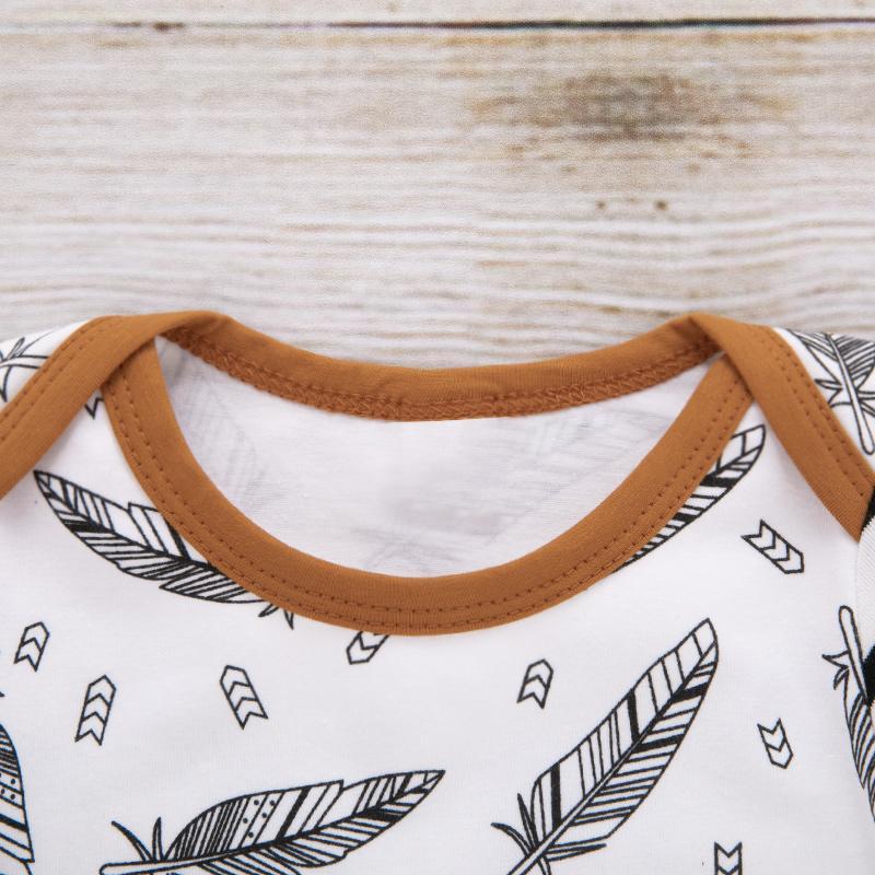 Ensemble de vêtements à rayures pour bébé garçon et fille