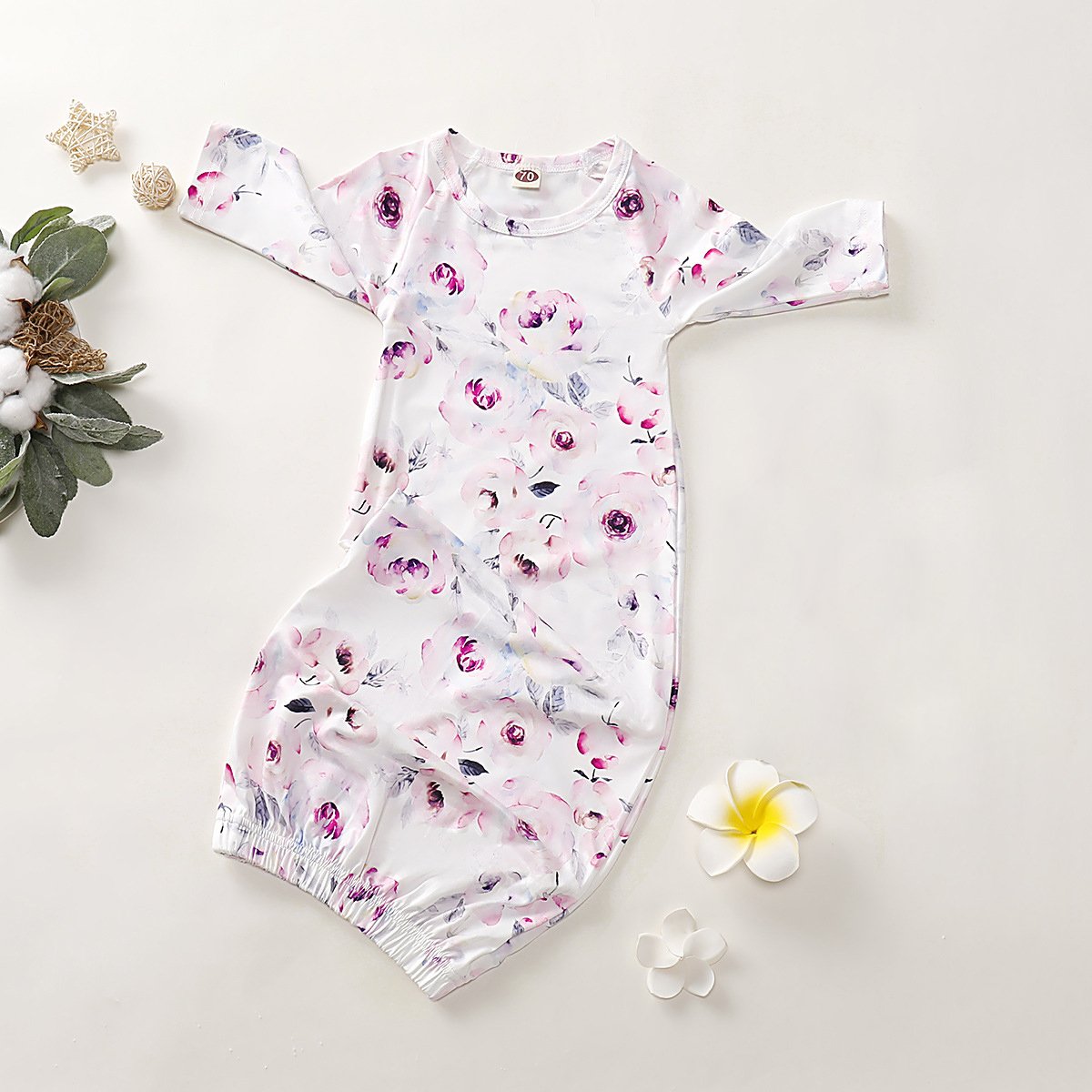 2PCS joli sac de couchage pour bébé à imprimé floral