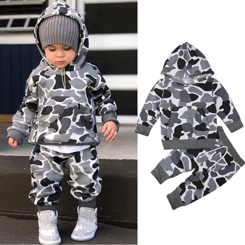 Ensemble bébé imprimé camouflage 2 pièces