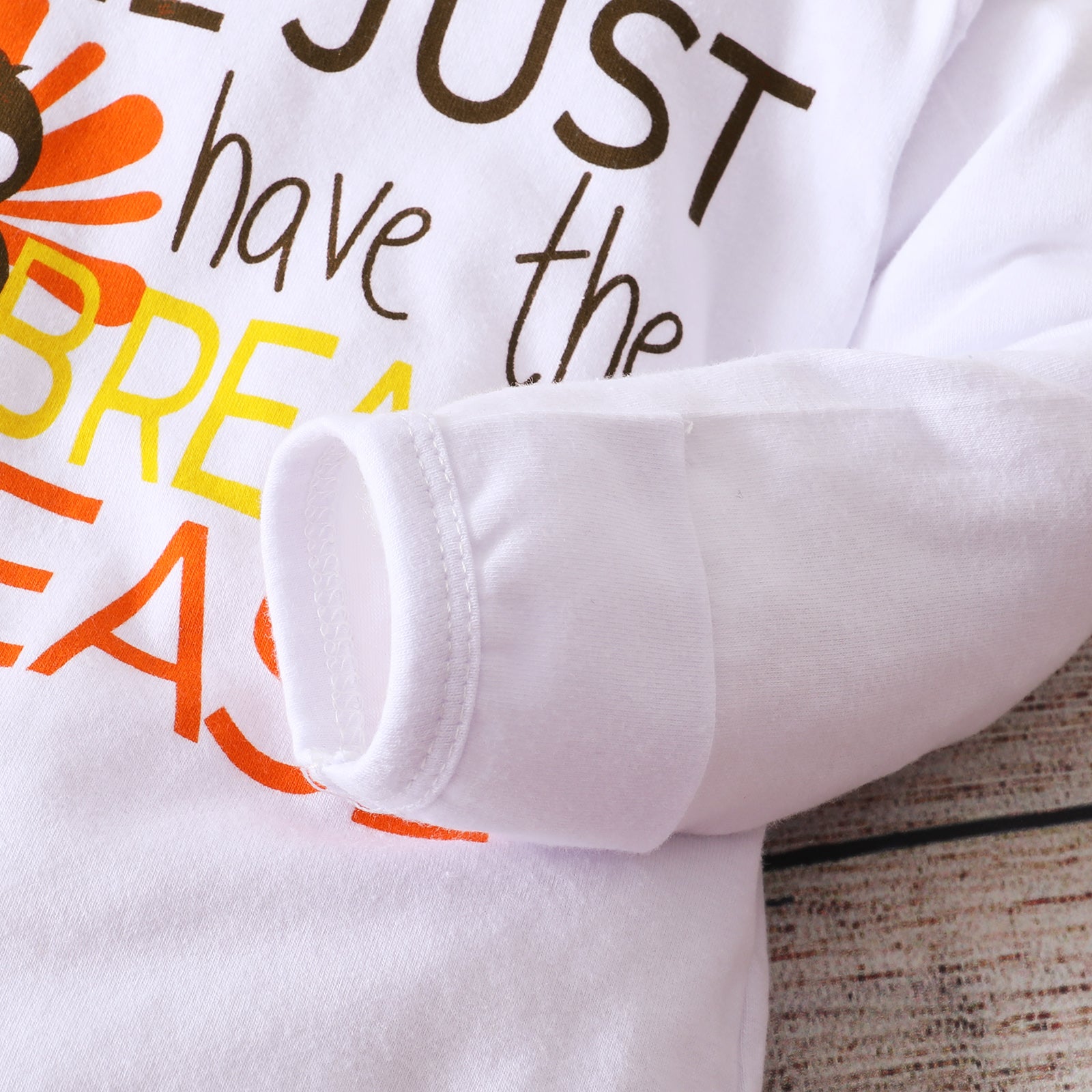 3PCS Je vais juste avoir le sein s'il vous plaît Ensemble drôle pour bébé