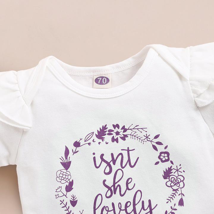 Ensemble bébé 3 pièces Is't She Lovely imprimé à pois