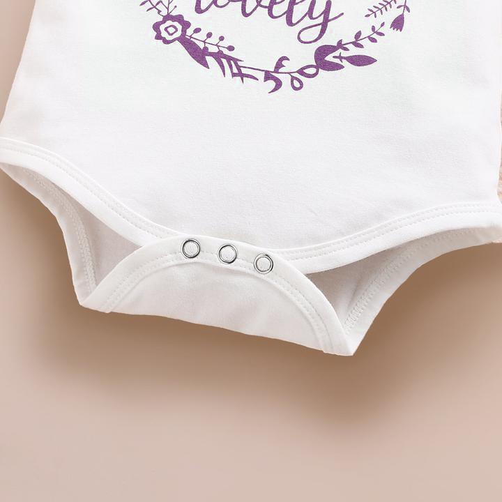 Ensemble bébé 3 pièces Is't She Lovely imprimé à pois