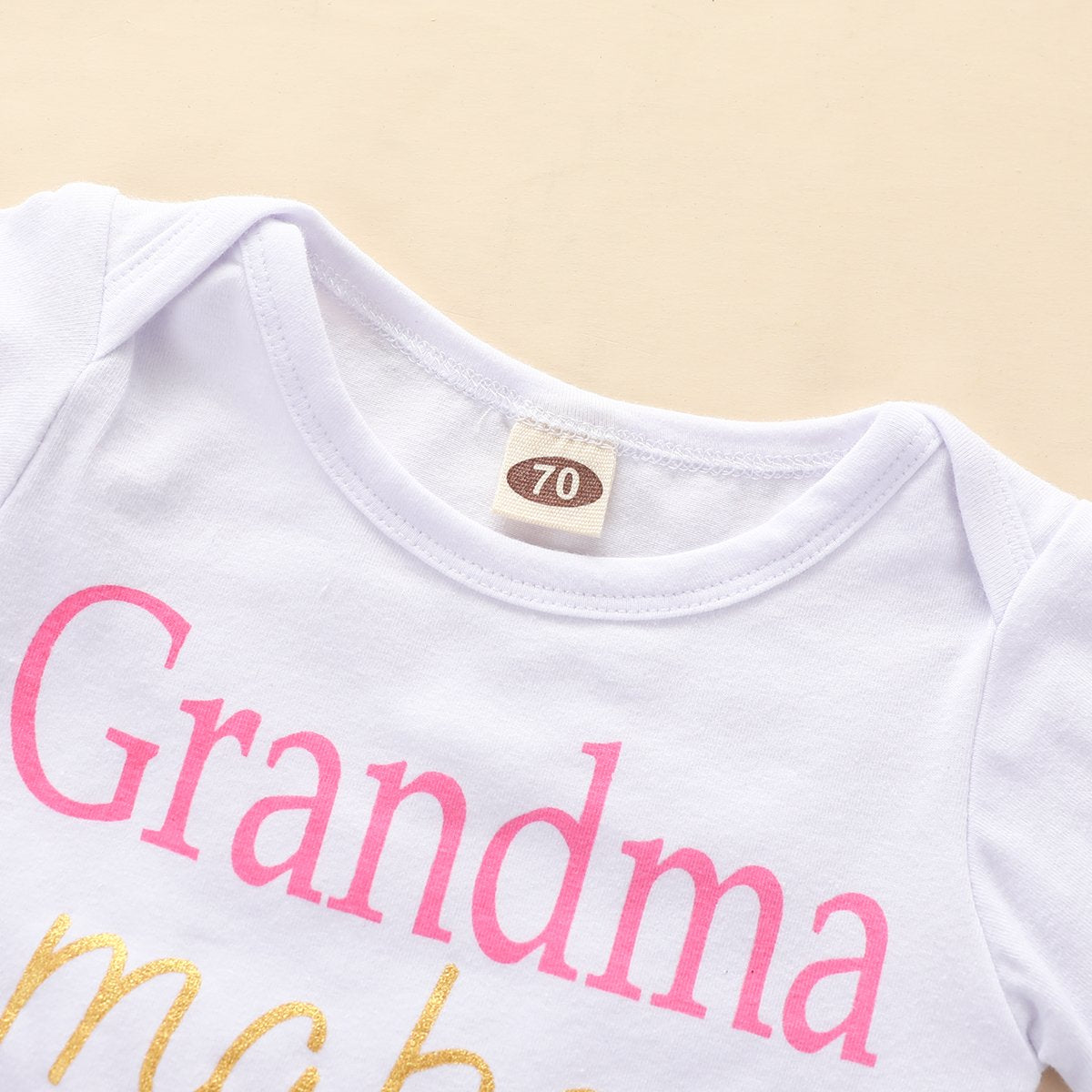 4PCS Lovely Letter And Floral Printed Baby Girl Set