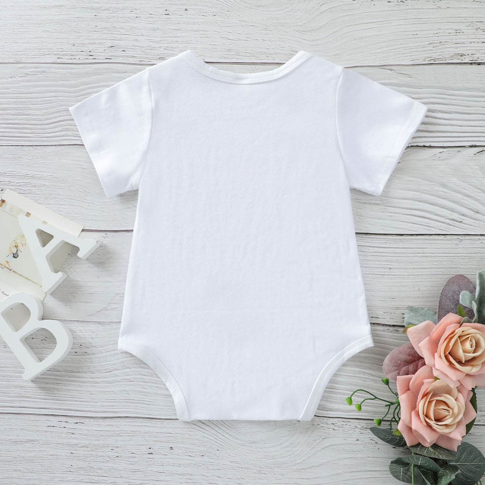 Barboteuse bébé imprimée lettre drôle