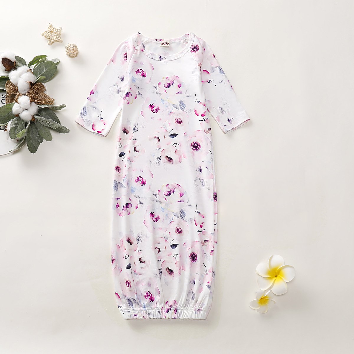 2PCS Lovely Floral Printed Baby Sleeping Bag