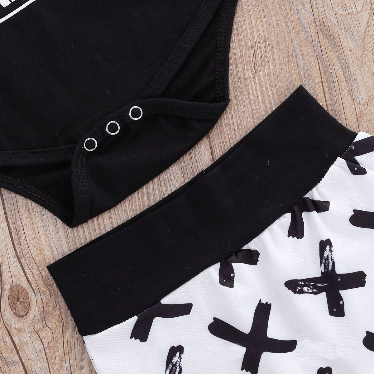 Ensemble 2PCS STRAIGHT OUTTA QUARANTINE Lettre Imprimée Bébé Garçon