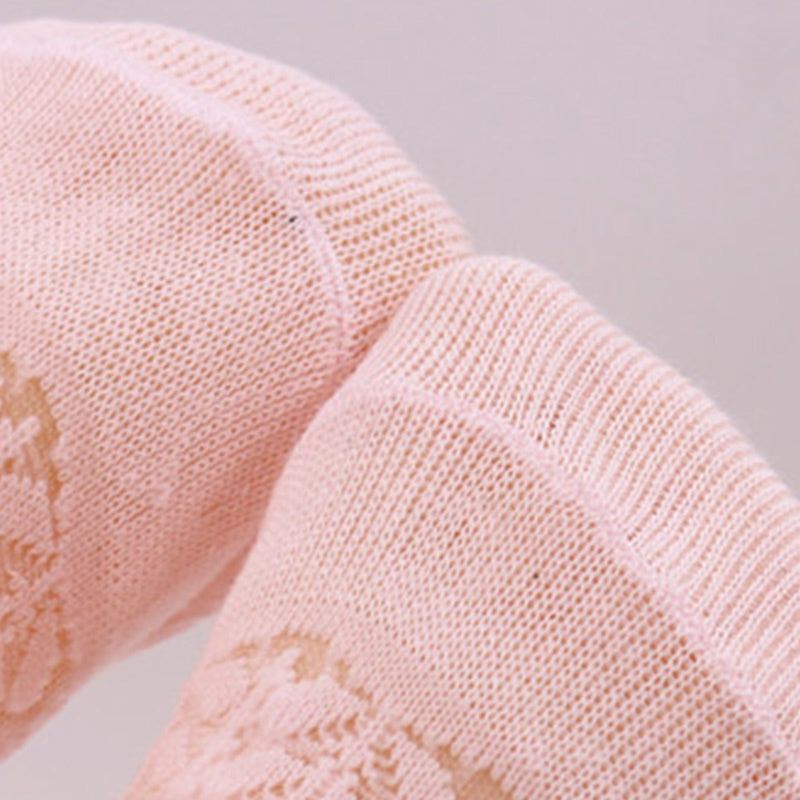 Chaussettes transparentes en dentelle bébé fille
