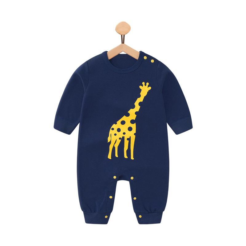 Lindo mono de bebé con estampado de jirafa