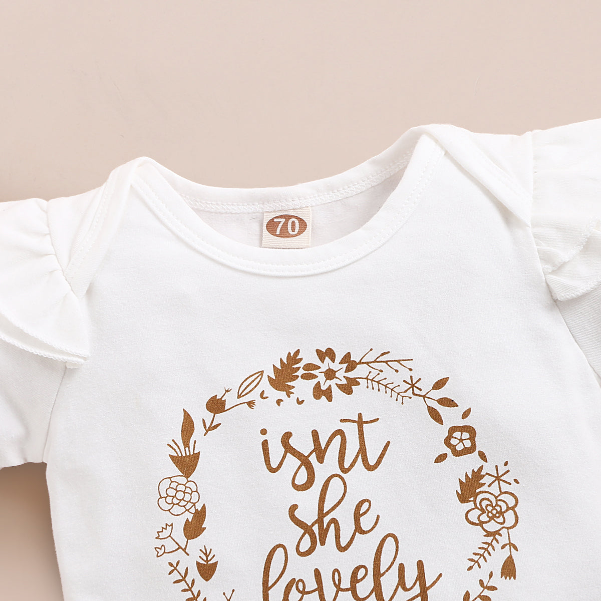 N'est-elle pas adorable - Ensemble pour bébé imprimé à pois