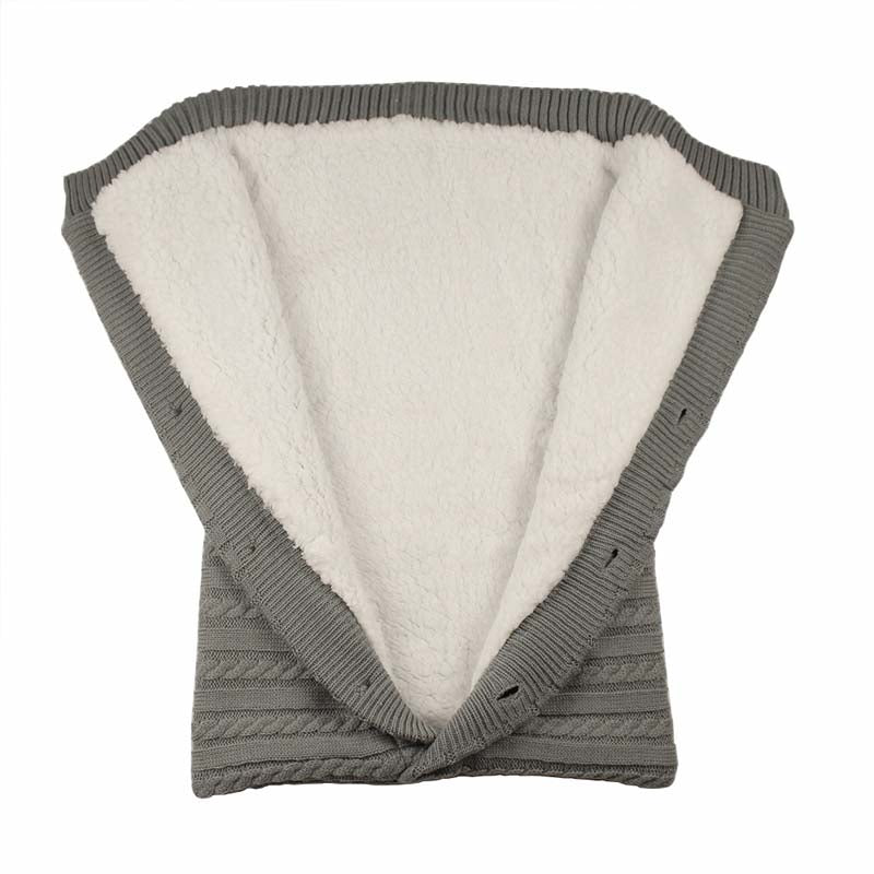 Sac de couchage en tricot d'hiver pour bébé