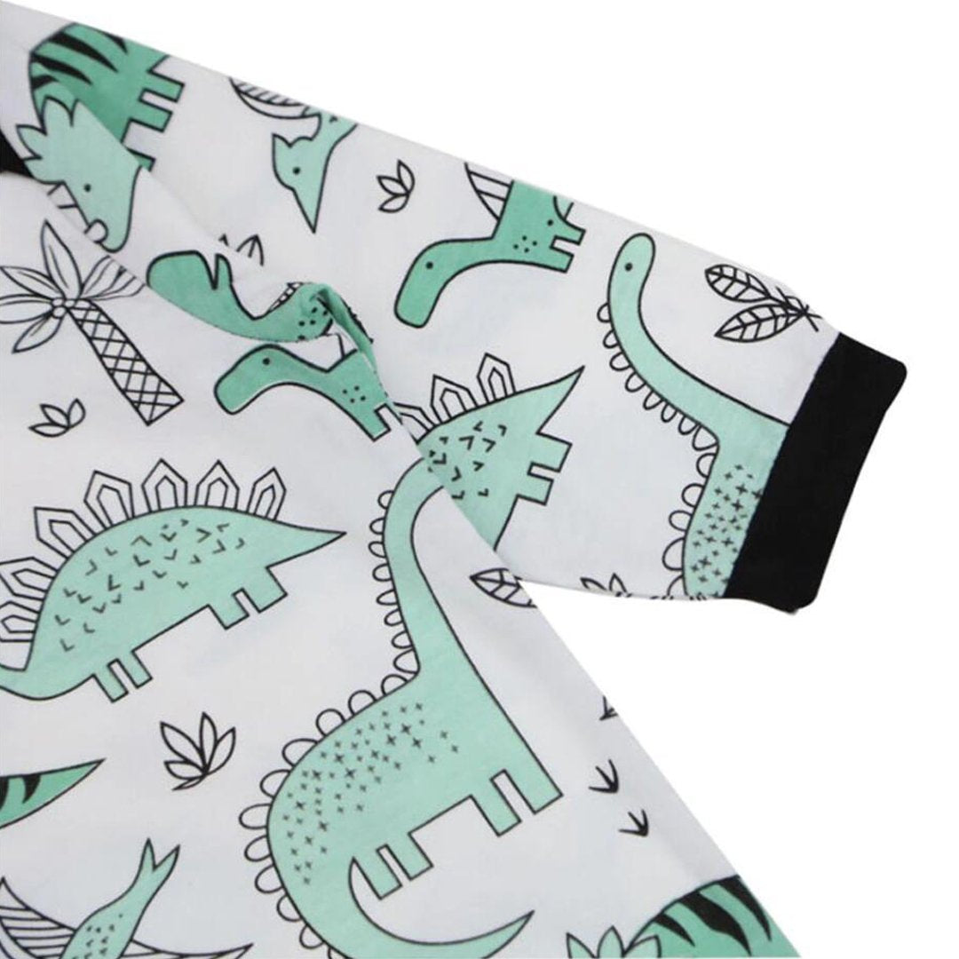 2PCS Lovely Cartoon Dinosaur Printed Baby Sleeping Bag