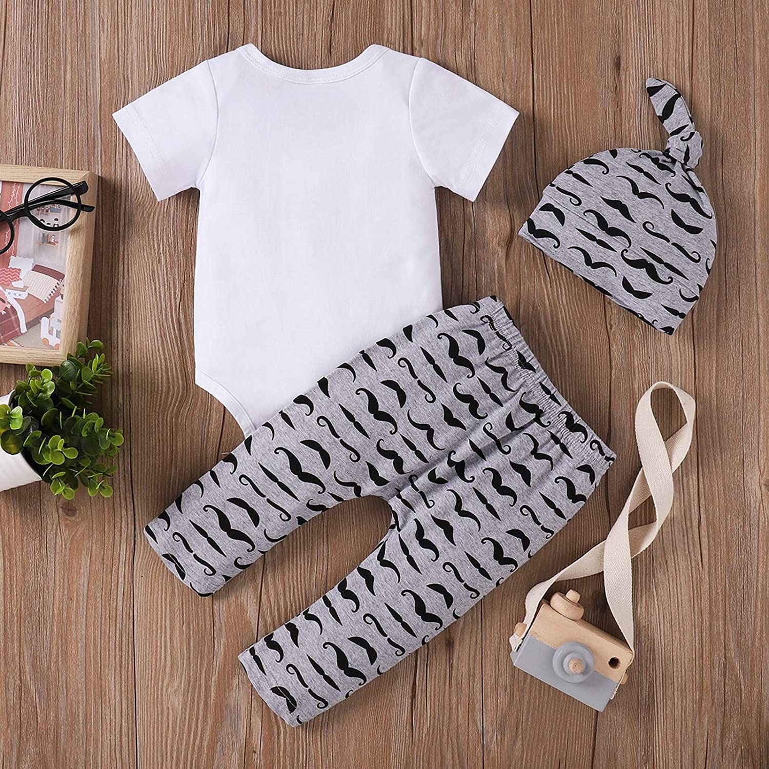 3PCS Ladies I Have Arrived Printed Romper Set