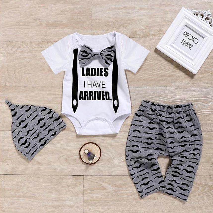 3PCS Ladies I Have Arrived Printed Romper Set