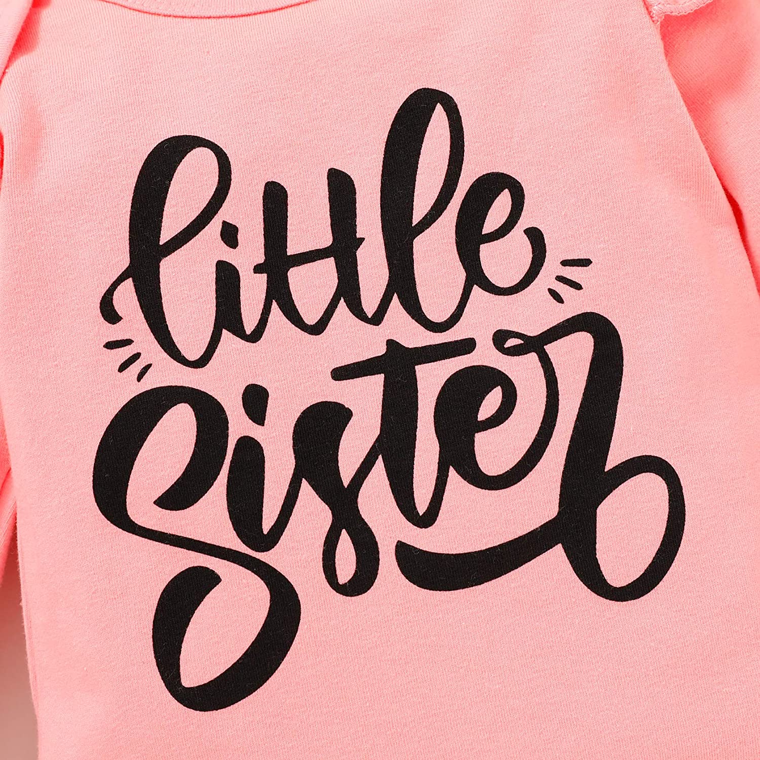 3PCS Little Sister Cool Camouflage Printed Baby Set