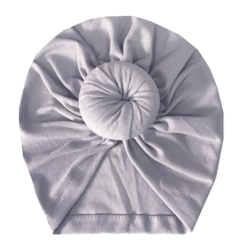 Chapeaux de turban indiens mignons, chapeau de beignet pour bébé