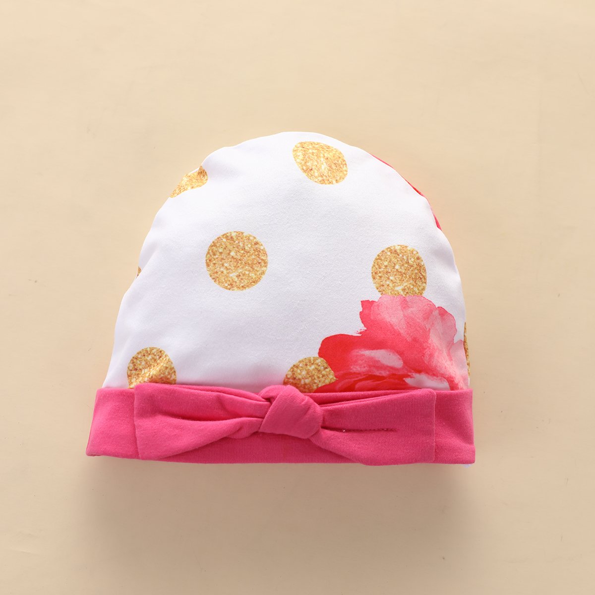 4PCS Lovely Letter And Floral Printed Baby Girl Set