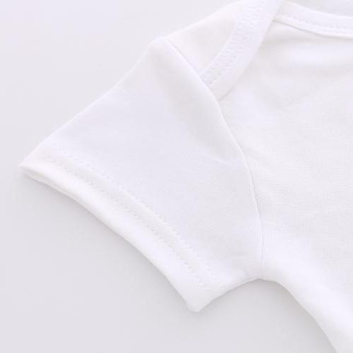 2PCS I Love Mom/Dad Lovely Letter Printed Baby Romper