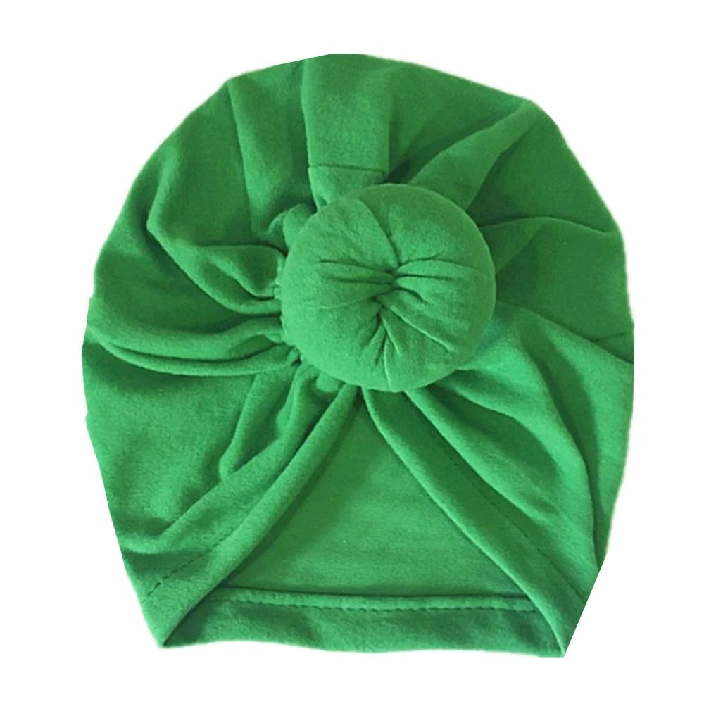 Chapeaux de turban indiens mignons, chapeau de beignet pour bébé