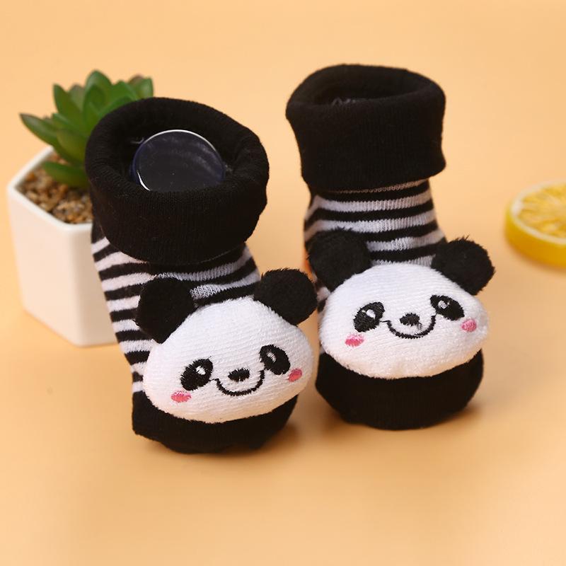 1 Pair Cute Animal Printed Newborn Infant Baby Soft Socks