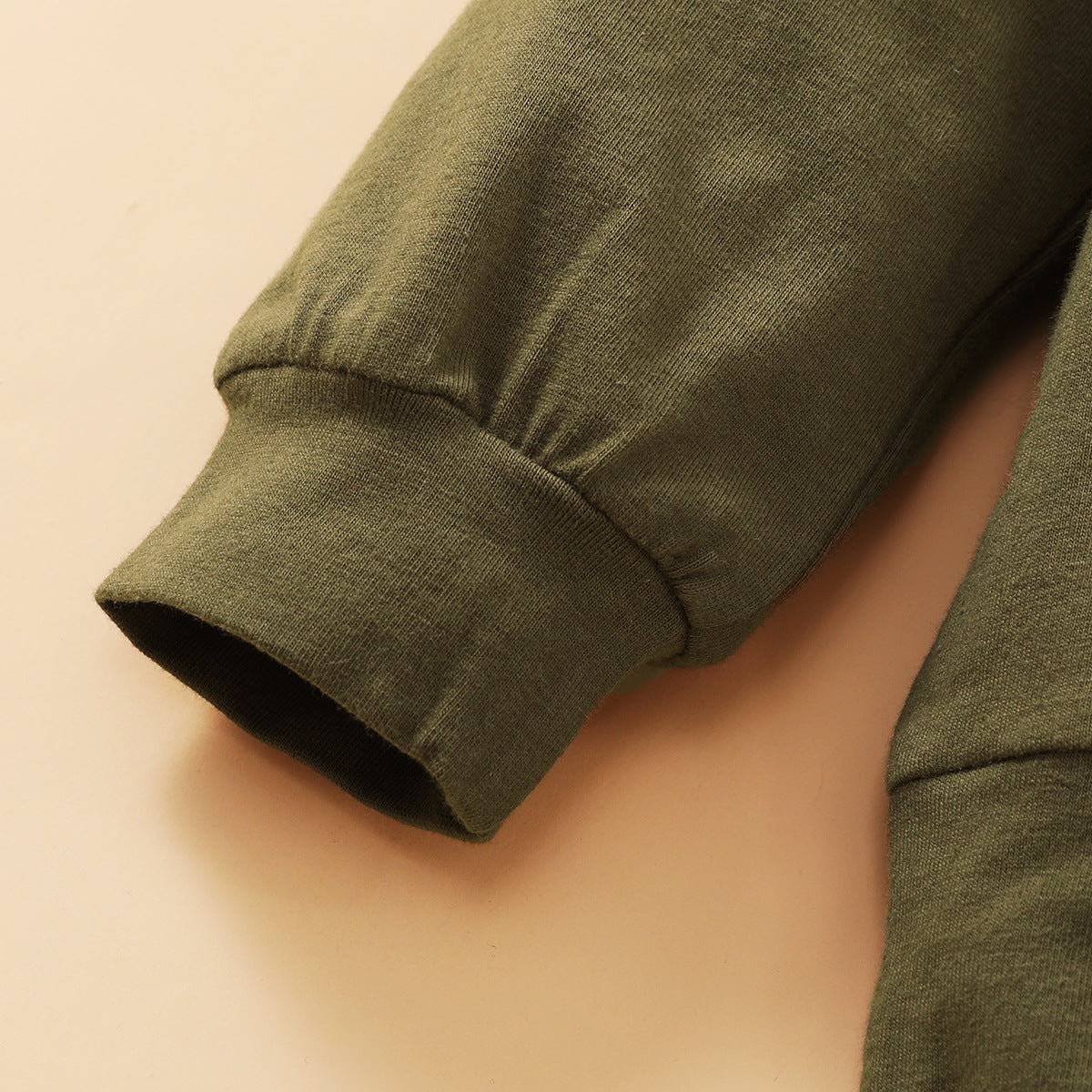 2 pièces VERSION plus fraîche de papa lettre imprimée sweat à capuche avec pantalon camouflage ensemble bébé