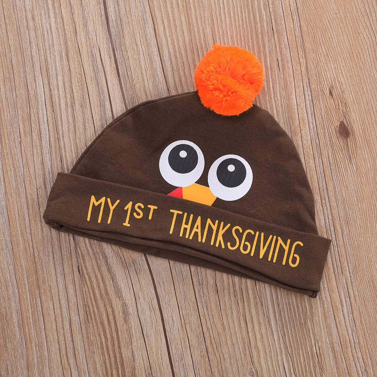 Ensemble 3 pièces "Mommy's Little Turkey" avec lettres imprimées et pantalons pour bébé