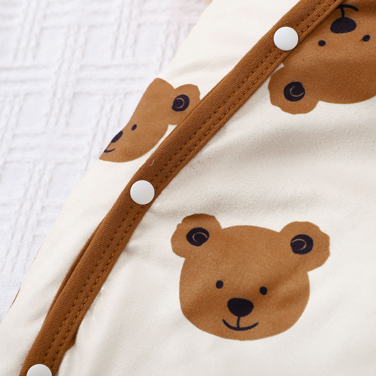 Lovely Bear Printed Baby Jumpsuit