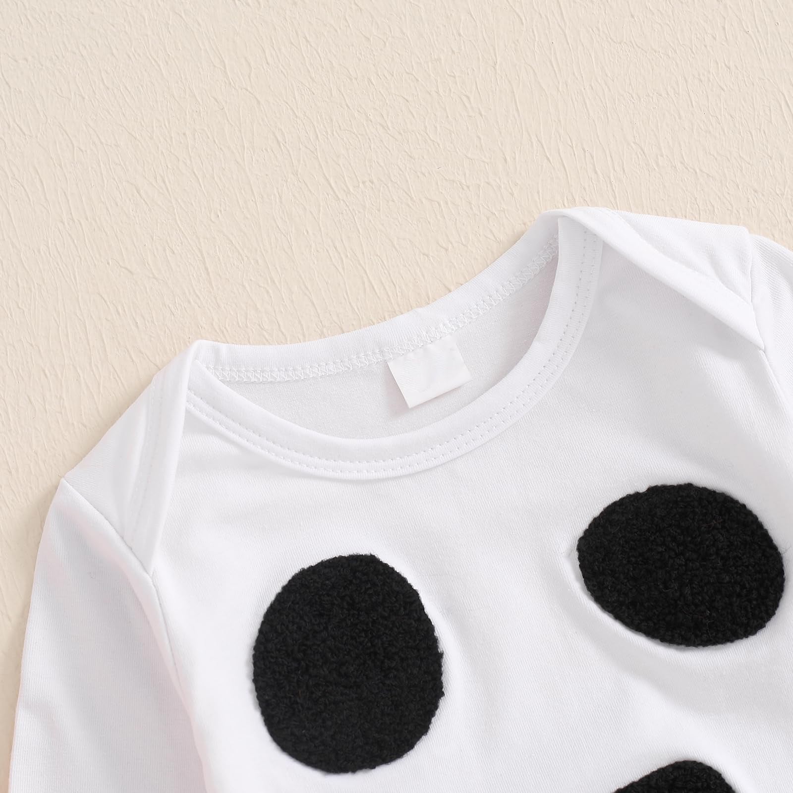 3PCS Cute Halloween Ghost Printed Long Sleeve Baby Set