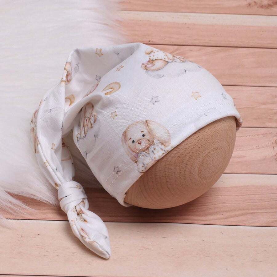 2PCS Cute Bear and Star Printed Newborn Baby Sleeping Bag Set