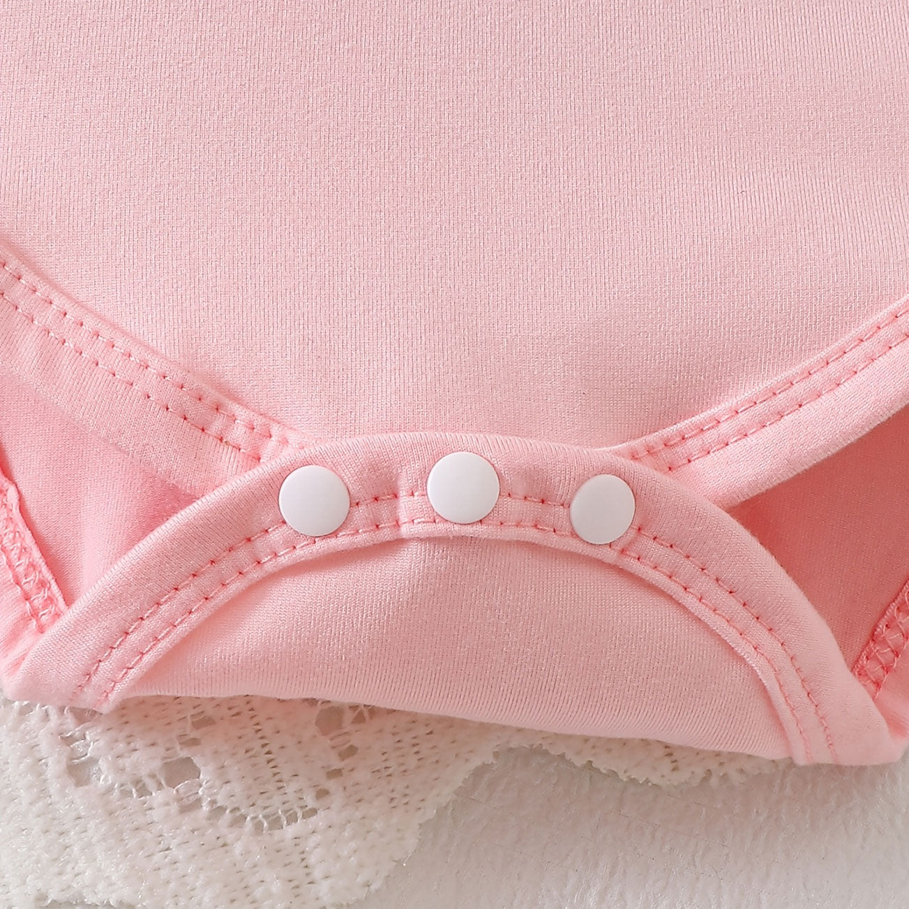 2PCS Pretty Bow Appliqué Long Sleeve Baby Girl Set
