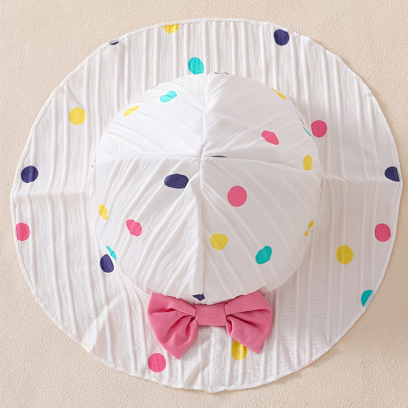 2PCS Lovely Polka Dots Print Ruffle Sleeveless Baby Jumpsuit