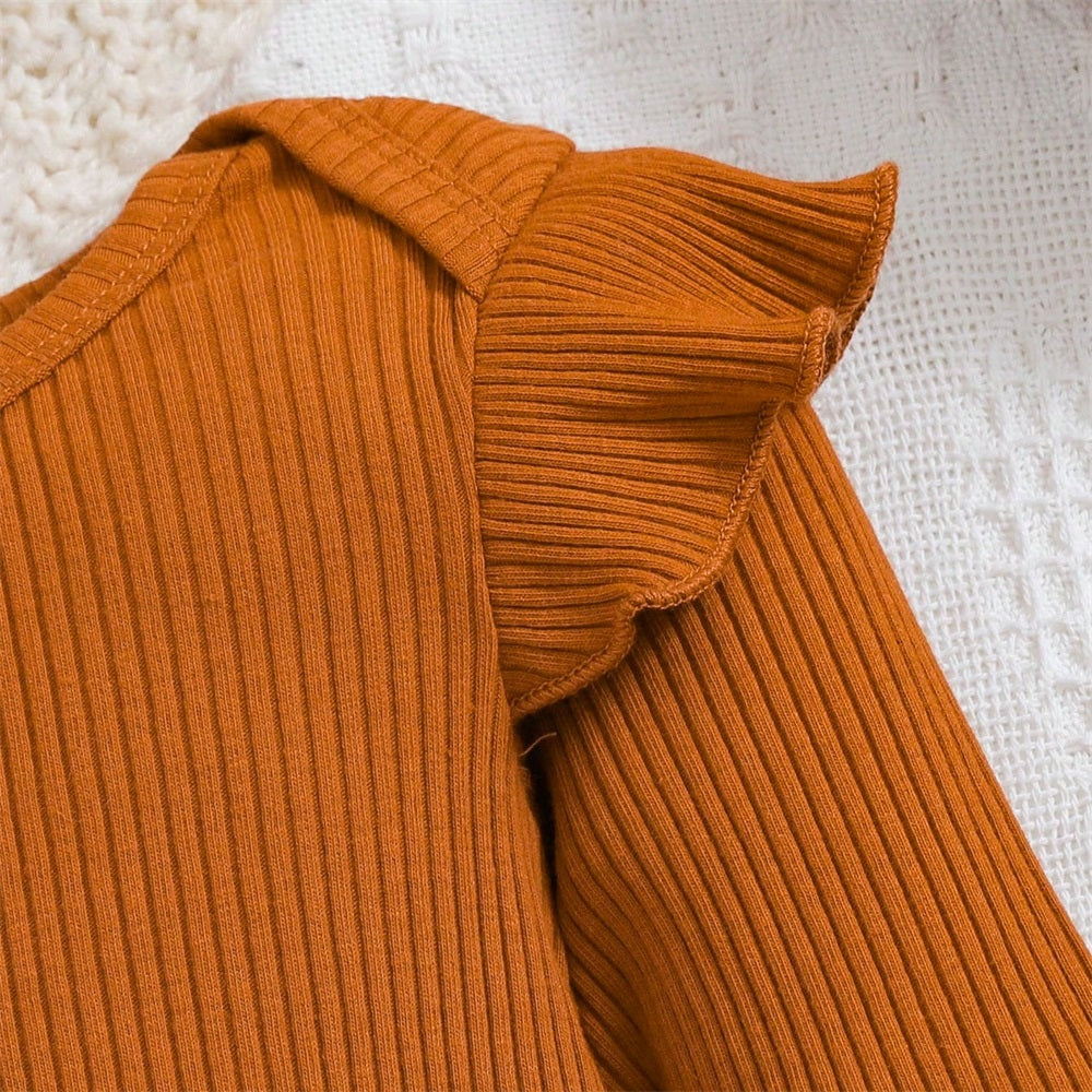 4PCS Fashion Plaid Print Long Sleeve Baby Set