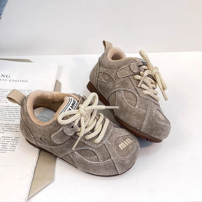 Non Slip Wear Resistant Casual Lace Up Baby Shoes