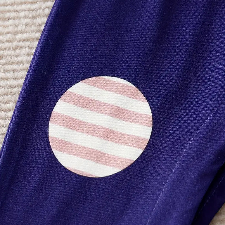 Comfy Giraffe Stripe Printed Baby Jumpsuit