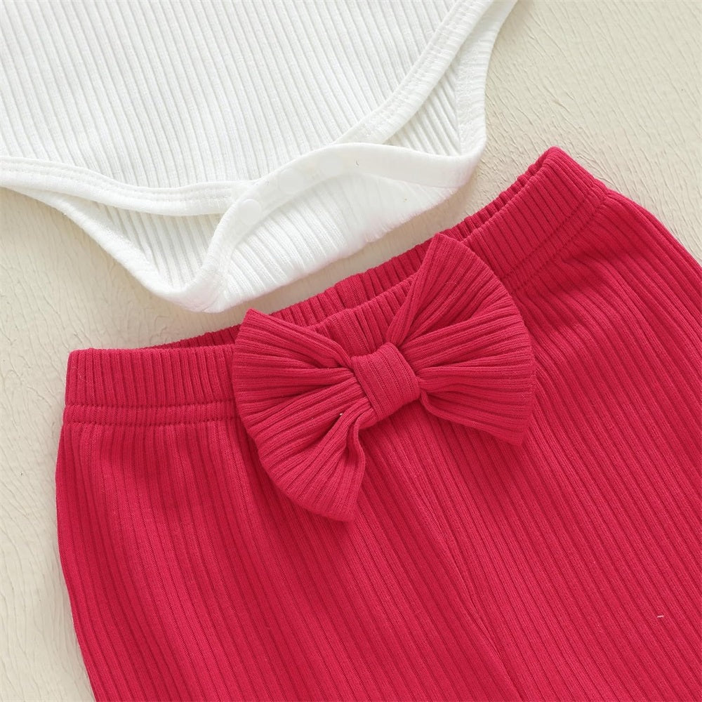 3PCS All You Need Is Love Letter Print Long Sleeve Baby Set