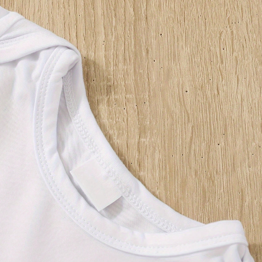 New To The Cousin Crew Letter Print Long Sleeve Baby Jumpsuit