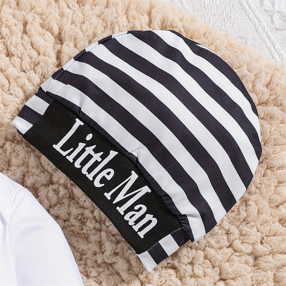 3PCS Mama's Boy Letter Printed Long Sleeve Baby Set