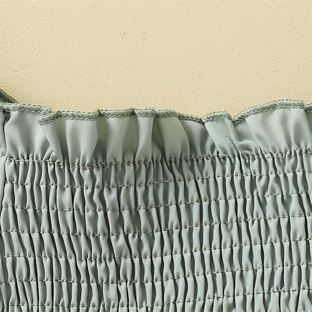 2PCS Stylish Daisy Printed Short Sleeve Baby Romper