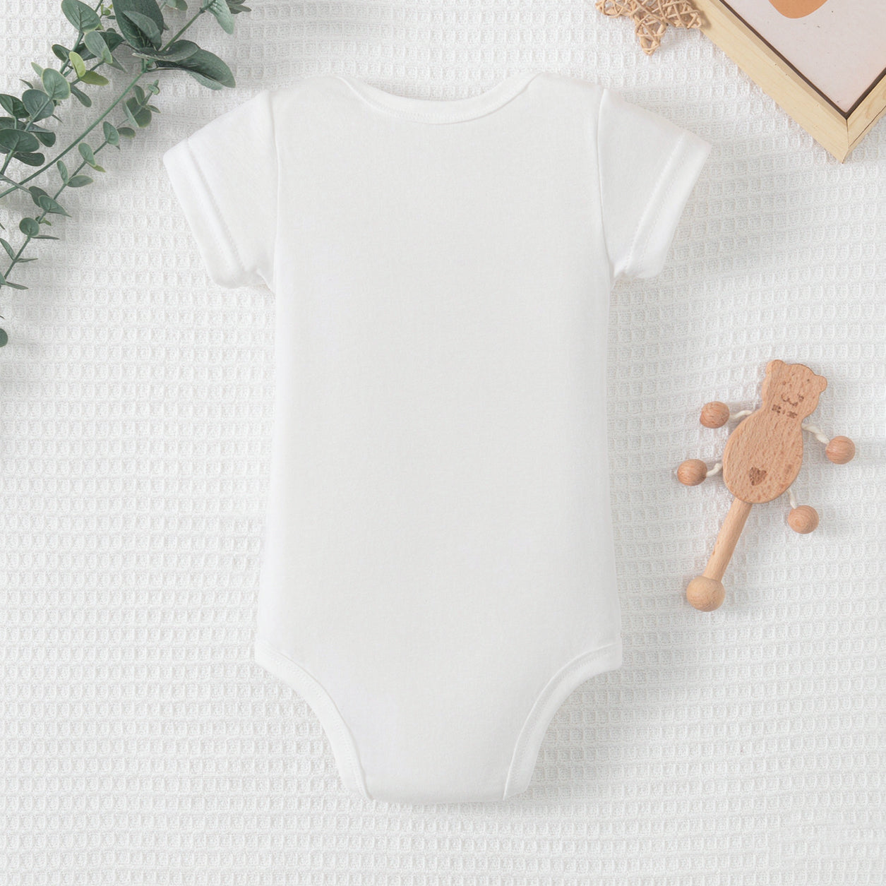 3PCS Blame It on The Boos Letter Skull Print Short Sleeve Baby Set