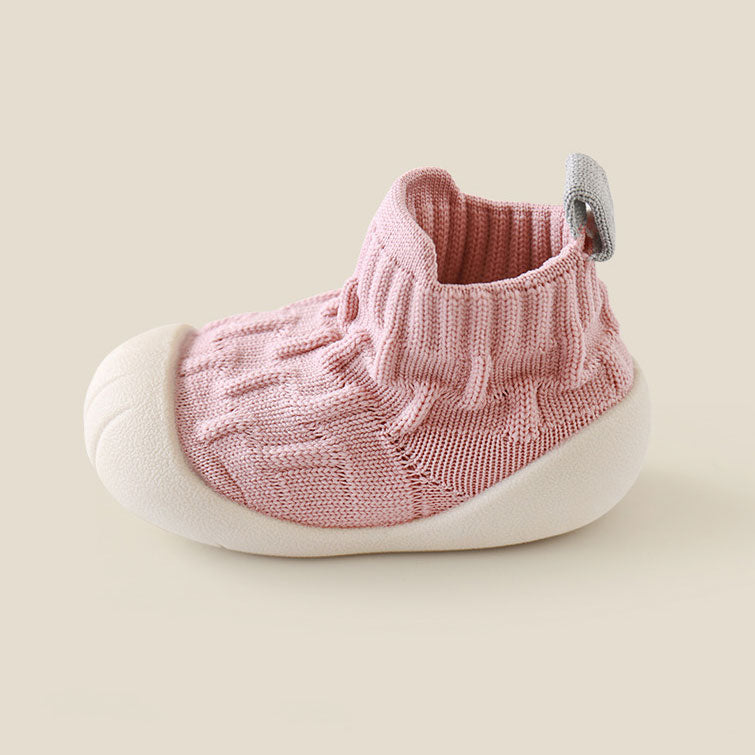 Breathable Knit Sock Style Non Slip Soft Sole Baby Shoes