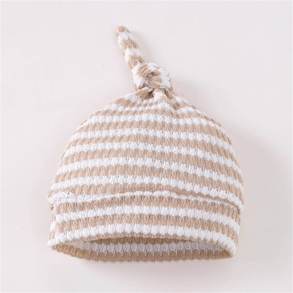 4PCS Floral Embroidery Striped Short Sleeve Baby Set