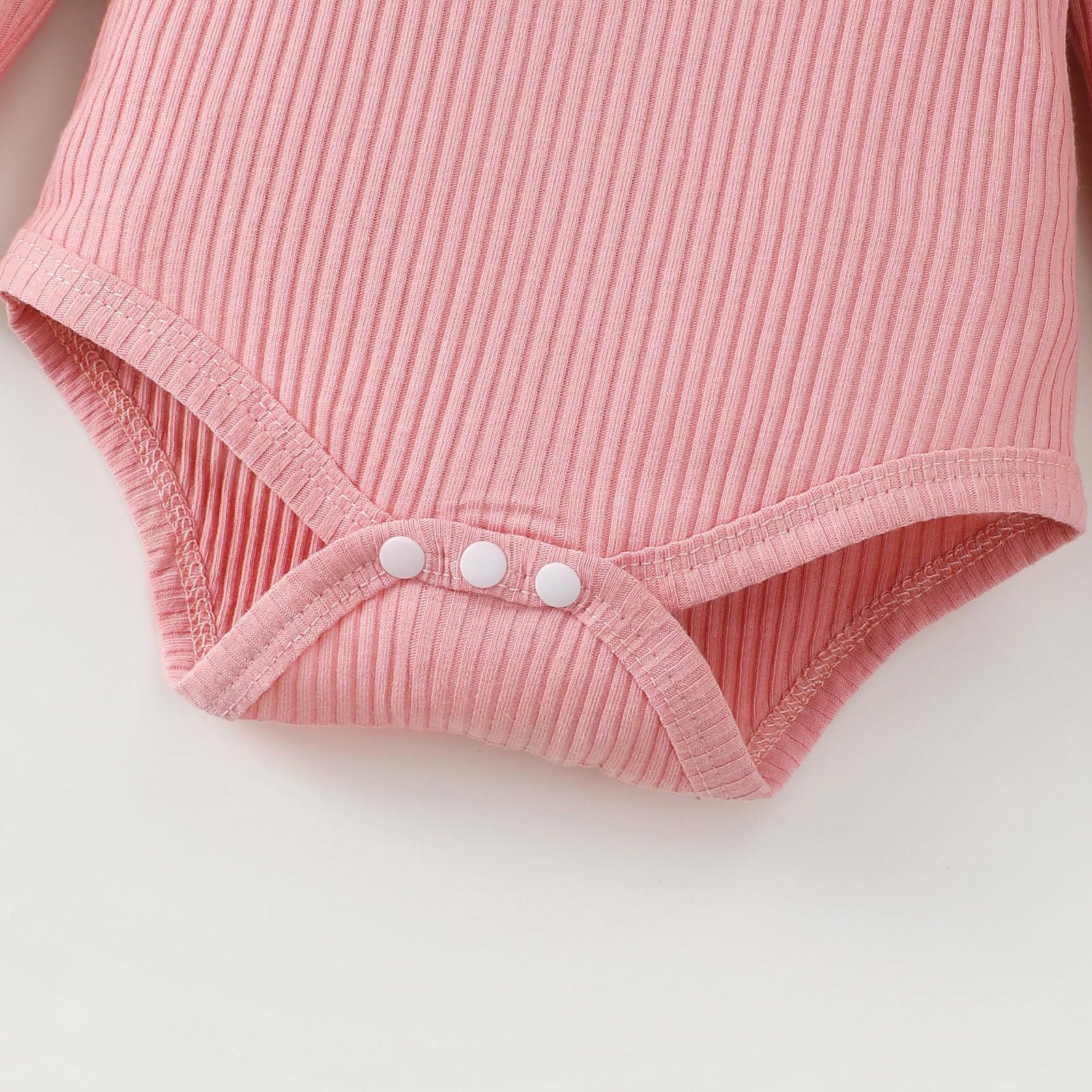 3PCS Neat Floral Print Long Sleeve Baby Set
